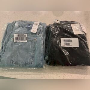 BUNDLE NWT Abercrombie Ultra High Rise 90s Straight Jean 6 long